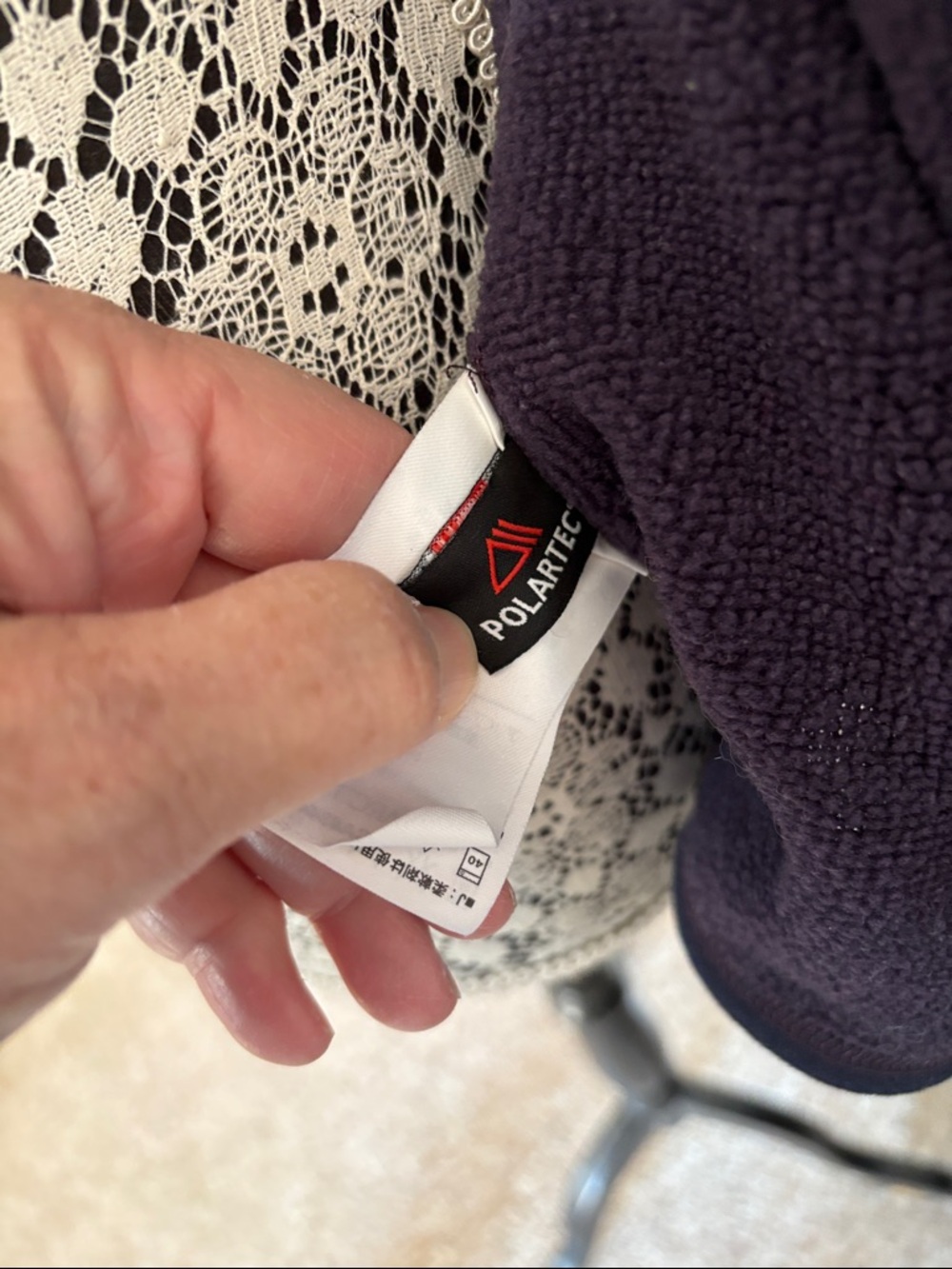 Arc'teryx Women's Purple Full-Zip Polartec Jacket-XL - Picture 7 of 10